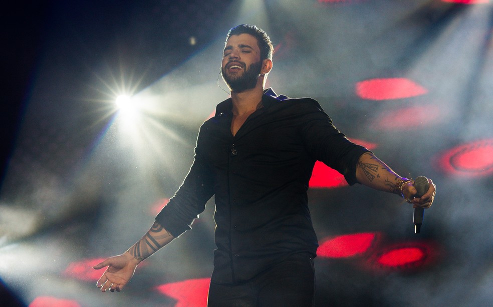 Gusttavo Lima informou que show foi cancelado em Taquaritinga porque organiza&ccedil;&atilde;o descumpriu contrato (Foto: &Eacute;rico Andrade/G1)