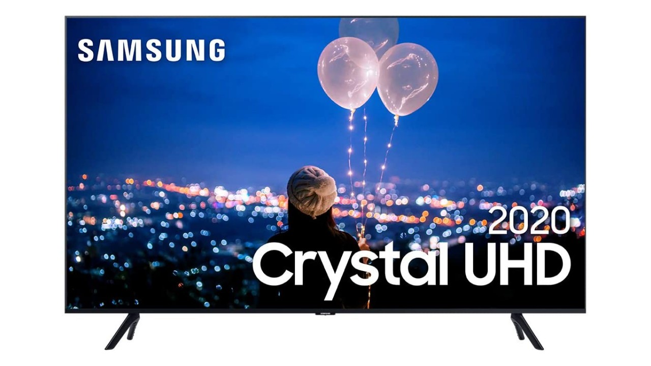 Smart TV Crystal melhora imagens para qualidade próxima ao 4K (Foto: Reprodução/Samsung)