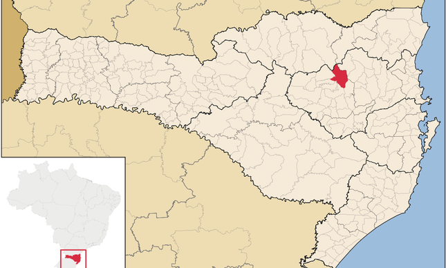 Laklãnõ-Xokleng: Localização do Território Indígena Ibirama, em Santa Catarina