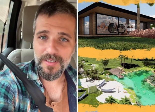 Bruno Gagliasso mostra projeto de rancho na montanha Missão de vida Quem Casa dos Famosos