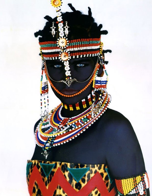 Ela também representou deusa africana (Foto: Reprodução/Facebook)