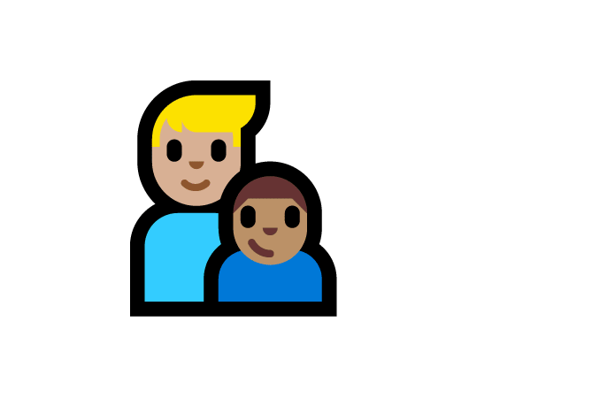 Windows 10 suporta emojis com famílias formadas por pais solteiros, homoafetivos e de diferentes etnias (Foto: Reprodução/Elson de Souza)