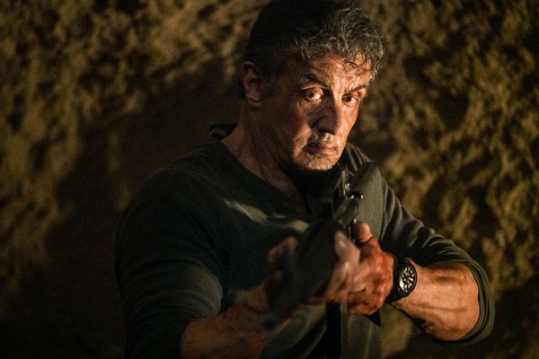 O ator Sylvester Stallone em cena de Rambo: Até o Fim (2019) (Foto: Reprodução)