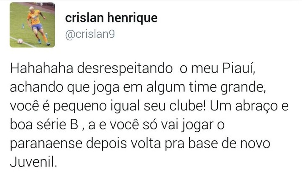 Ex Atletico Pr Se Irrita Com Frase De Volante Do Coxa E Provoca Boa Serie B Copa Do Brasil Ge