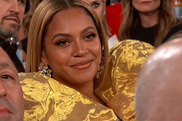 Beyoncé durante o Globo de Ouro 2020 (Foto: Twitter)