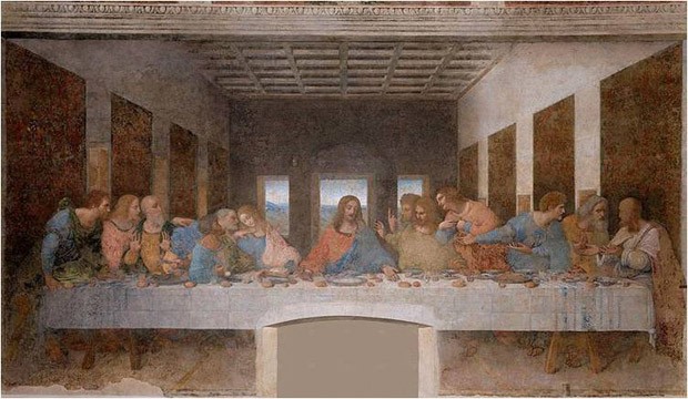  A Última Ceia (1495-1486), de Leonardo da Vinci (Foto: Reprodução)
