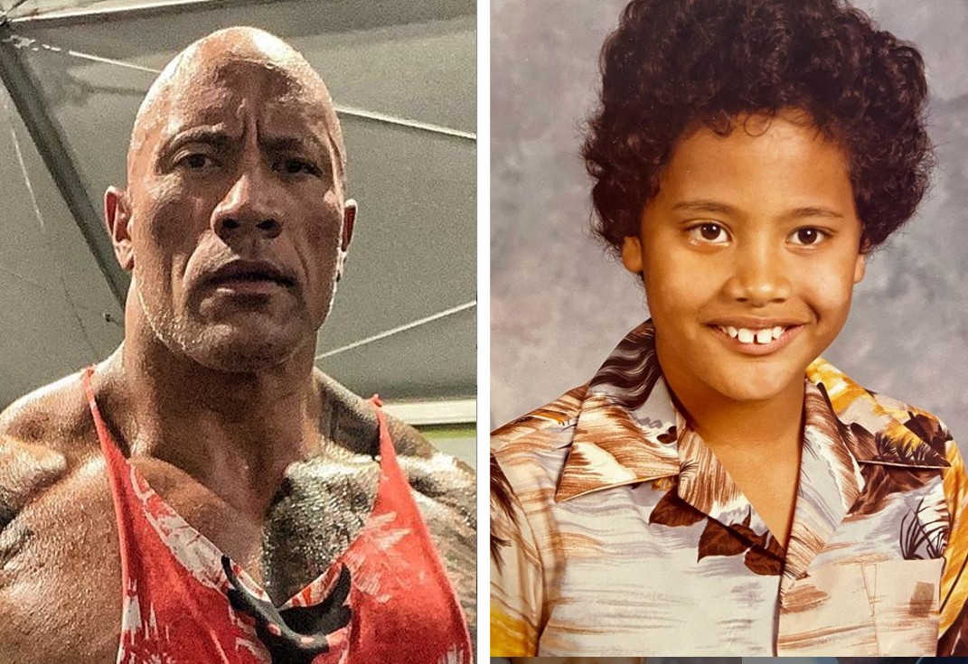 Nem parece ele! A foto de infância de 'The Rock' que o vai surpreender