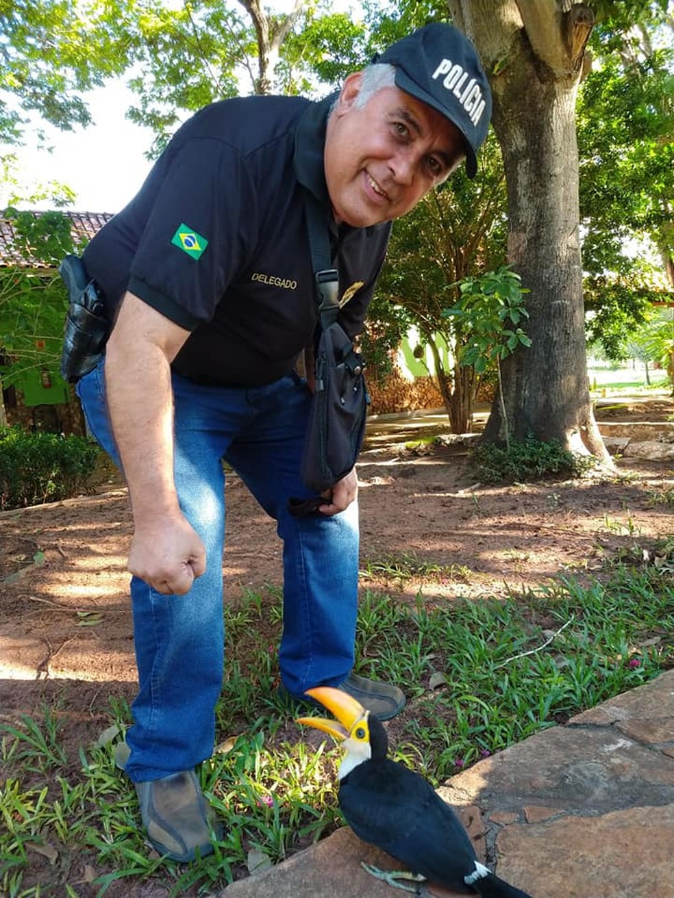 Tucano acompanhou as buscas do policial em MS, diz delegado — Foto: Roberto Faria/Arquivo Pessoal