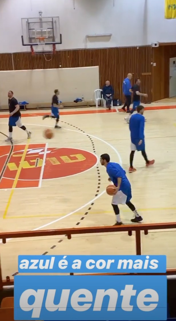 Luana Piovani acompanha treino de basquete do namorado (Foto: Reprodução/Instagram)