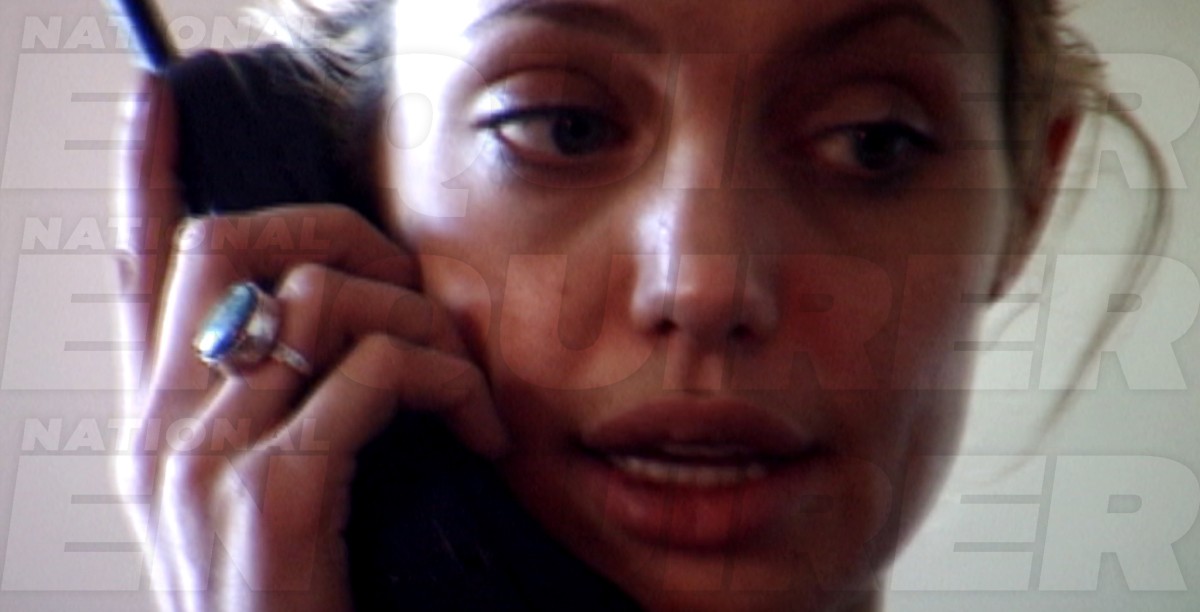 National Enquirer divulga fotos de Angelina Jolie na década de 90 (Foto: Reprodução/National Enquirer)