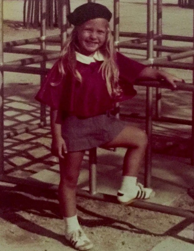 Andréa Sorvetão em foto da infância (Foto: Reprodução/Instagram)