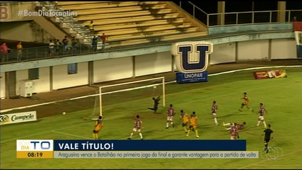 Araguaína vence o Batalhão em casa e garante vantagem na primeira partida da final