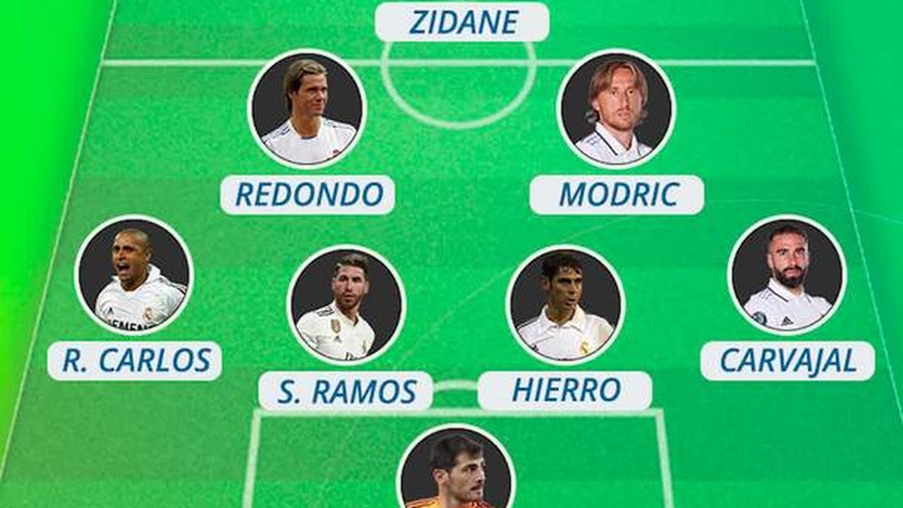 Ex-Flamengo e Real Madrid, Savio monta 'time dos sonhos' do clube espanhol