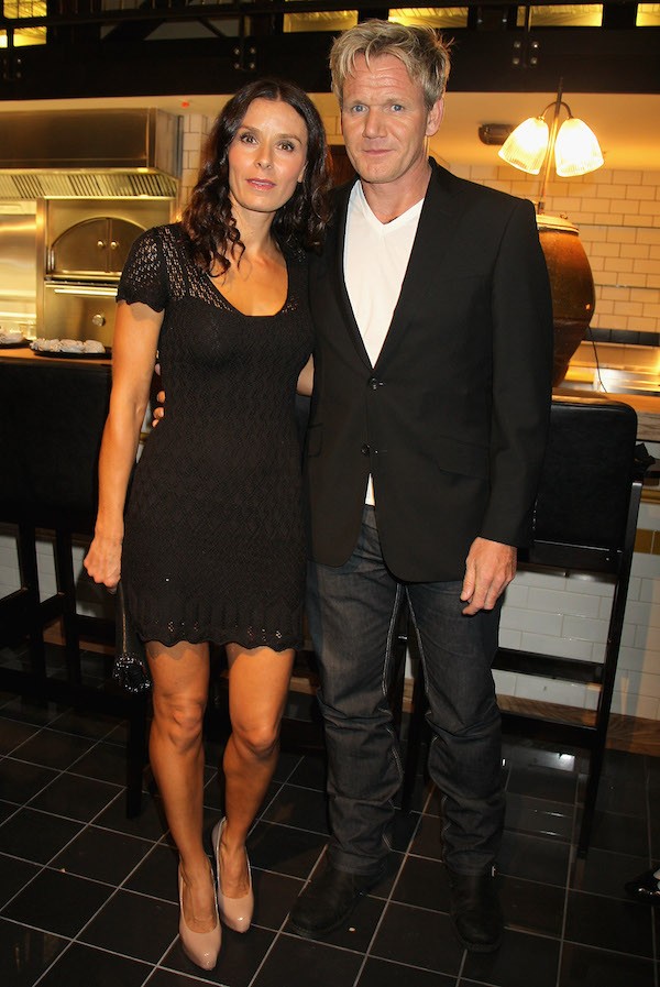 O apresentador Gordon Ramsay com a esposa (Foto: Getty Images)