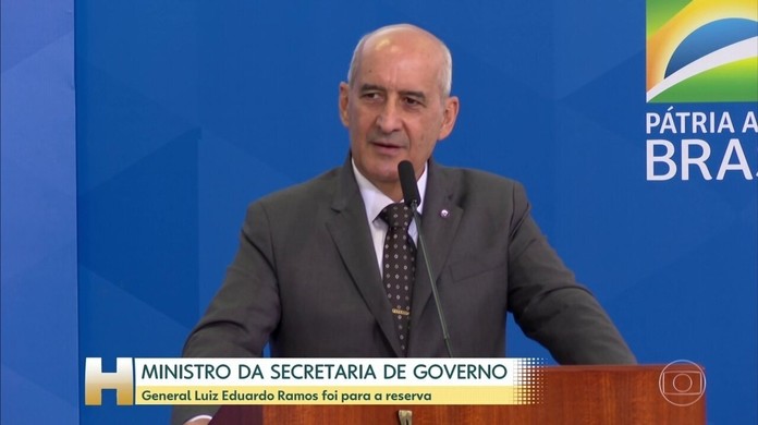 Ministro da Secretaria de Governo, general Luiz Eduardo Ramos é transferido  para a reserva | Política | G1