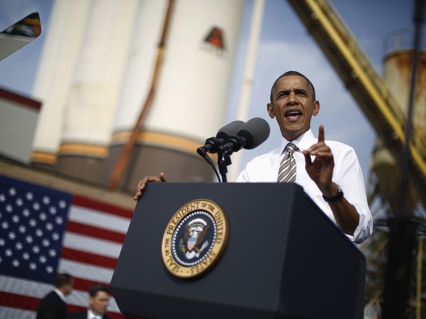 O presidente dos EUA, Barack Obama, nesta quinta-feira (3), em Washington (Foto: Jason Reed/Reuters)