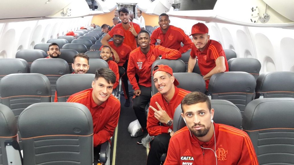Relacionados do Flamengo a caminho da Col�mbia (Foto: divulga��o)