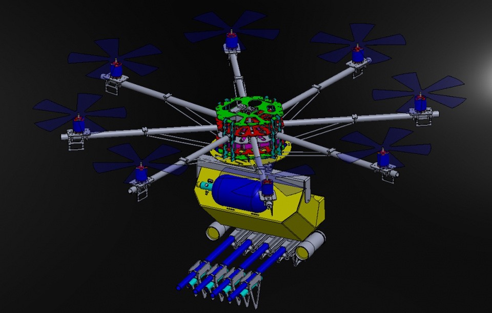 Drone criado para dominar multidões (Foto: Reprodução)