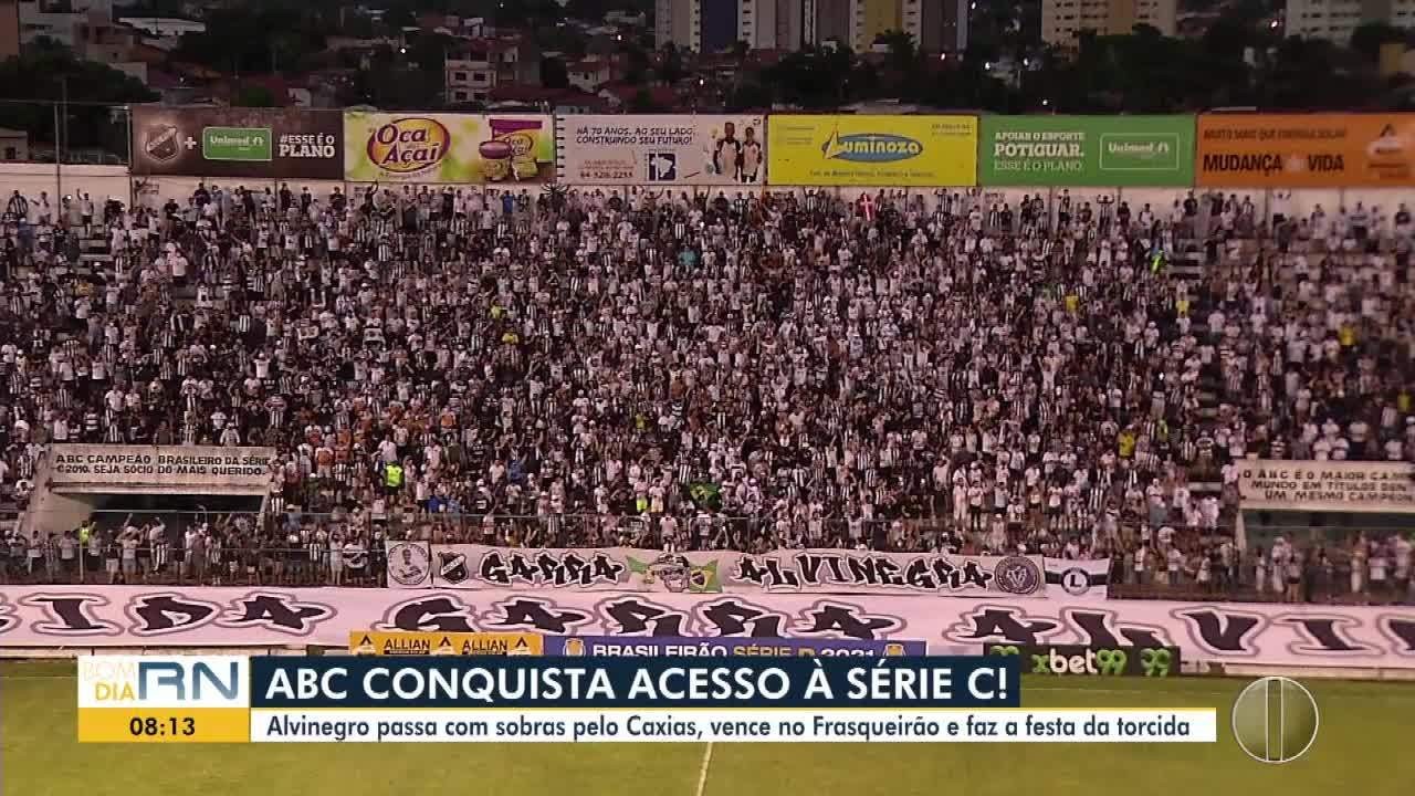 ABC vence Caxias e conquista acesso à Série C; Augusto César Gomes comenta
