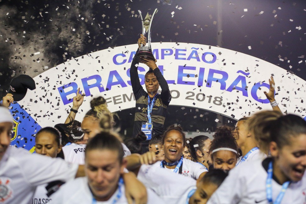 Corinthians, campeÃ£o brasileiro feminino â Foto: Bruno Teixeira/AgÃªncia Corinthians