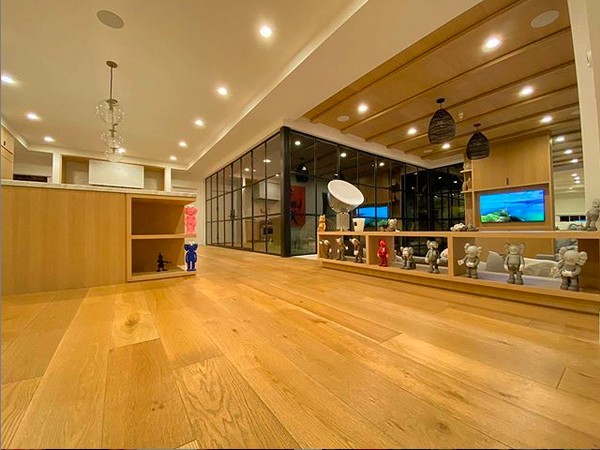 Imagem do interior da mansão do músico Justin Bieber e da modelo Hailey Baldwin (Foto: Instagram)