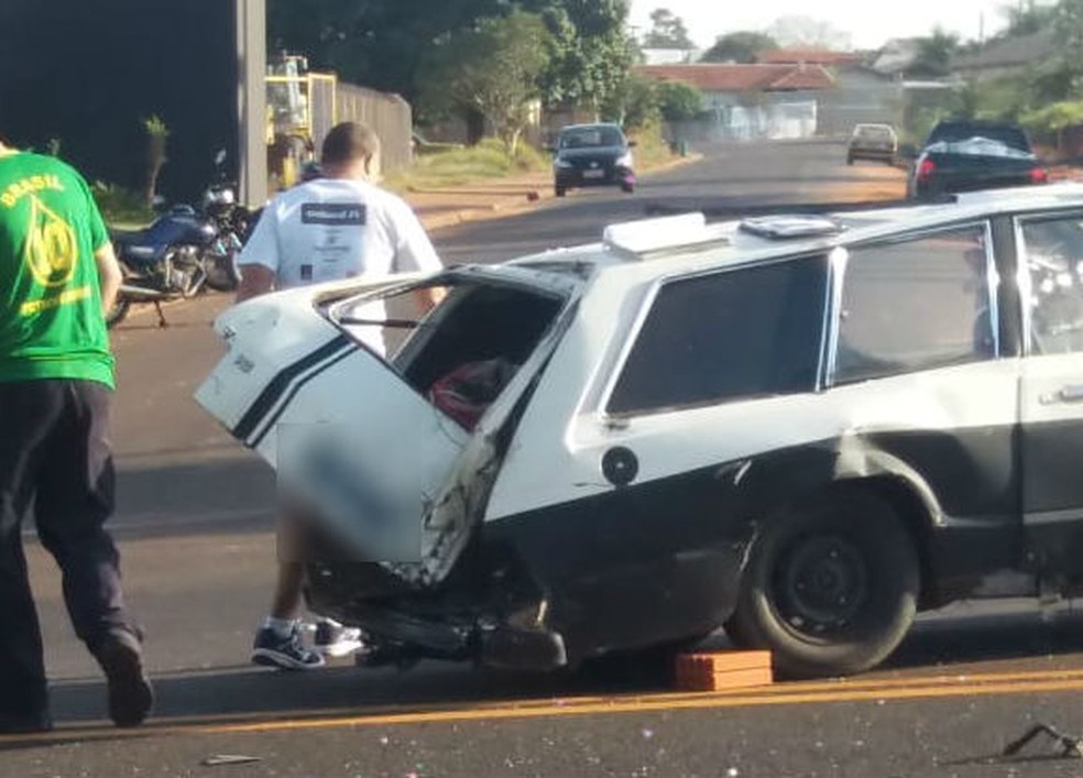 Segundo a polícia, ainda não se sabe o que teria provocado o acidente (Foto: Arquivo Pessoal)