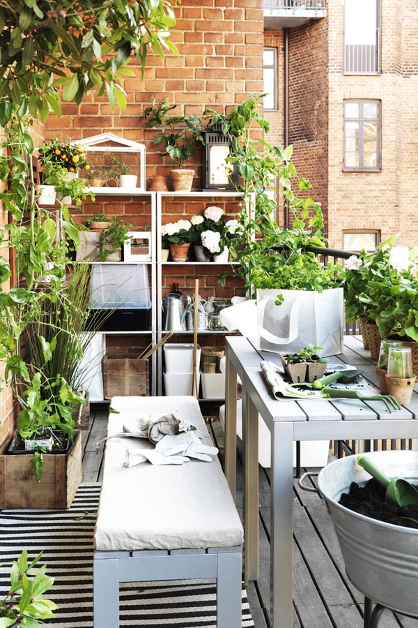 Varanda pequena com horta: 10 ambientes para se inspirar! (Foto: Reprodução/Pinterest)