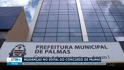 Concurso do quadro geral de Palmas tem alteração; saiba mais