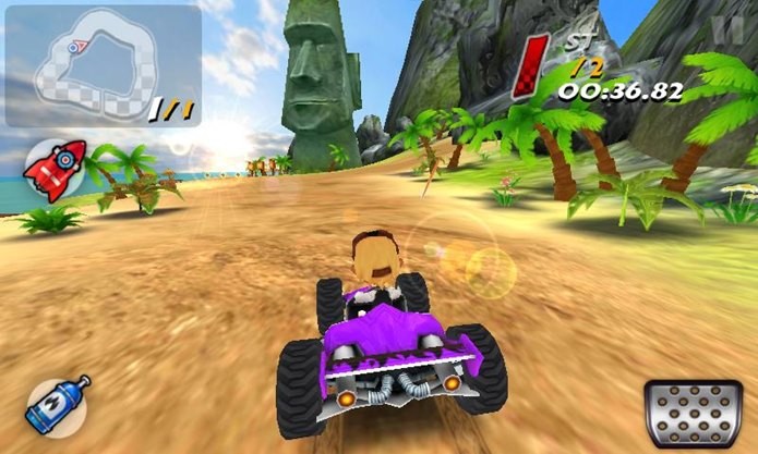 Jogo de corrida de Kart para Android é leve e roda em qualquer celular (Foto: Divulgação / Mouse Games)