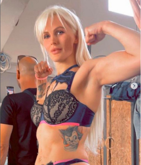 A lutadora belga Cindy Dandois (Foto: Instagram)