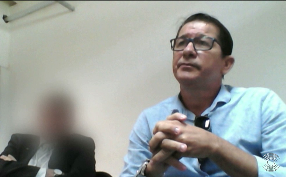 EntÃ£o presidente da ComissÃ£o de Arbitragem de Futebol da ParaÃ­ba, JosÃ© Renato prestou depoimento Ã  PolÃ­cia Civil (Foto: ReproduÃ§Ã£o / TV Cabo Branco)