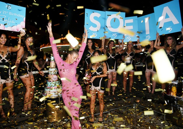 LAS VEGAS, NEVADA - AUGUST 24: Sofia Richie celebrates her 21st birthday at XS Nightclub at Wynn Las Vegas on August 24, 2019 in Las Vegas, Nevada. (Photo by Denise Truscello/Getty Images for Wynn Nightlife) (Foto: Getty Images for Wynn Nightlife)