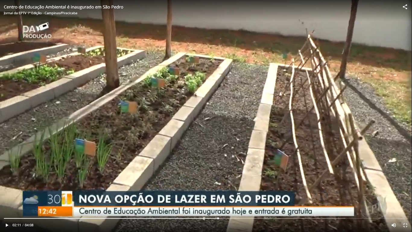 Casa sustentável, jardim sensorial e varal de decomposição de resíduos: São Pedro inaugura Centro de Educação Ambiental 