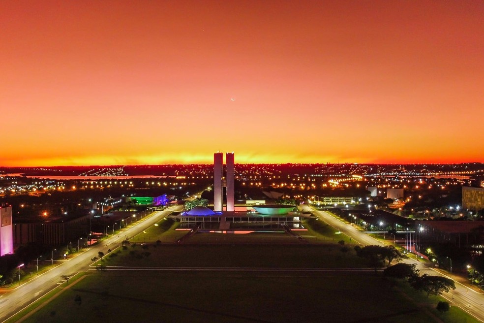 Fotógrafo Leonardo Caldas percebeu o fenômeno há dois dias e resolveu fazer o registro — Foto: Leonardo Caldas/Arquivo pessoal