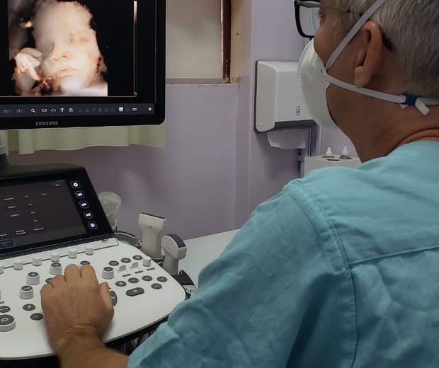 Maternidade Carmela Dutra oferece ultrassom 3D pelo SUS desde o ano passado (Foto: Divulgaçáo/Secretaria de Saúde de Santa Catarina)
