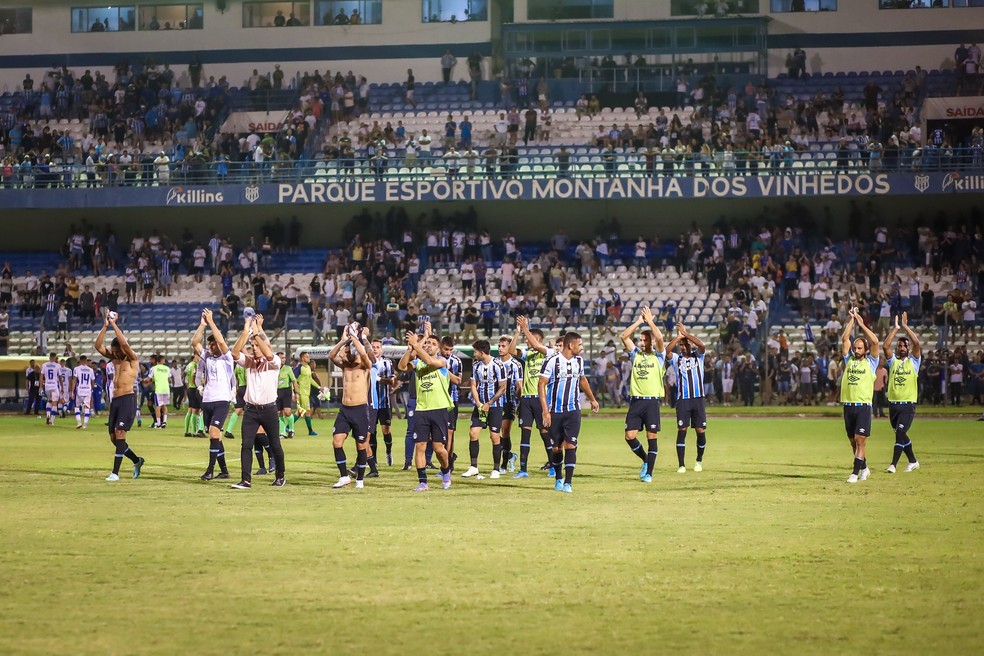 Grêmio engata quatro vitórias seguidas — Foto: Lucas Uebel/Grêmio