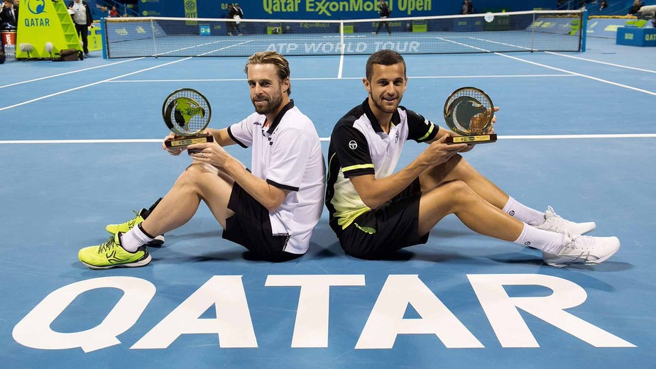 Murray e Soares não seguram boa exibição de croata e ficam com o vice em Doha