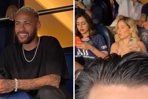 Neymar Jr. foi visto no camarote do PSG, assim como Bruna Biancardi, suposto affair do jogador (Foto: Reprodução/Instagram)