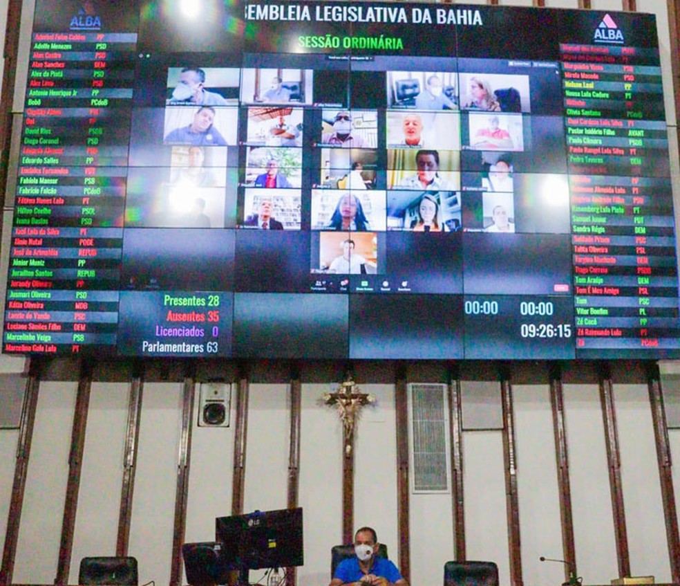 Deputados baianos aprovaram PL que autoriza a criação de estatal que vai produzir medicamentos para tratamento e controle do diabetes na Bahia  — Foto: Divulgação/Presidência da Alba