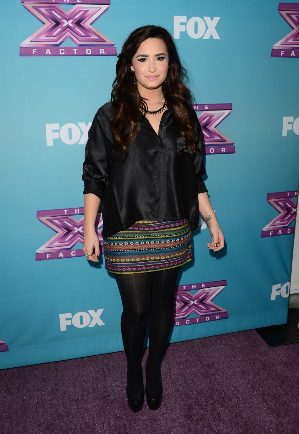 Demi Lovato recebeu US$1 milhão por sua participação em X-Factor, aos 18 anos, em 2012 (Foto: Getty Images)