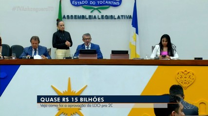 Lei de diretrizes orçamentárias para 2024 é aprovada no Tocantins