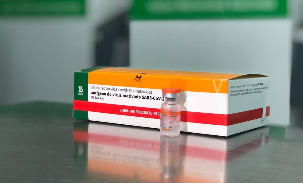 Bauru recebe primeiro lote com doses da vacina contra Covid-19 — Foto: Fábio Linhares/TV TEM