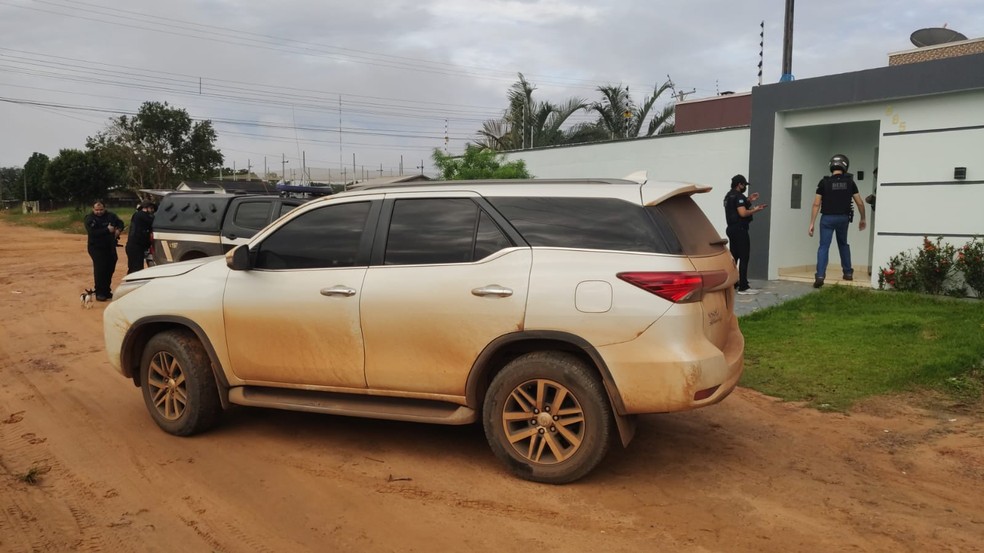 Policiais civis cumprem mandados em Sinop (MT) e outros 21 municípios — Foto: Polícia Civil