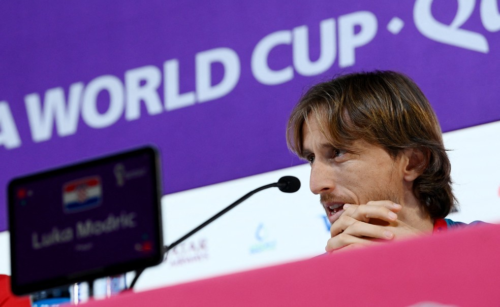 Luka Modric, meia da Croácia — Foto: Reuters