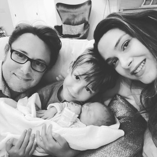 Fernanda Machado e Robert Riskin: a atriz deu à luz o segundo filho, Leo, no dia 31 de maio