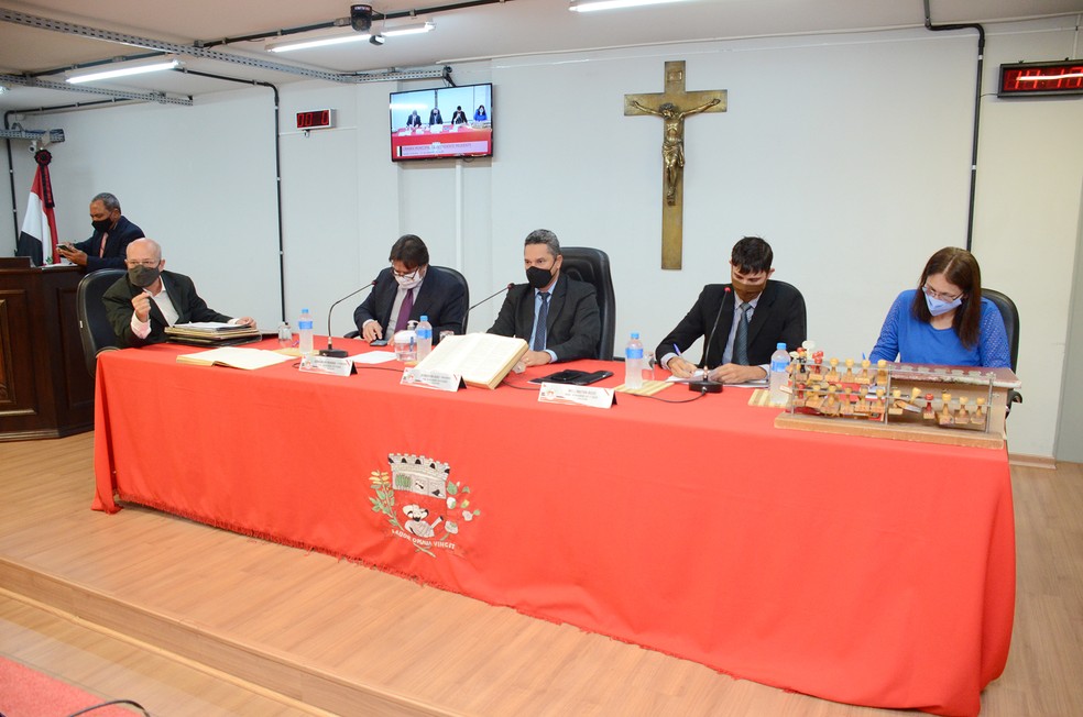 Sessão ordinária da Câmara de Presidente Prudente em 21 de setembro — Foto: Departamento de Comunicação da Câmara Municipal de Presidente Prudente