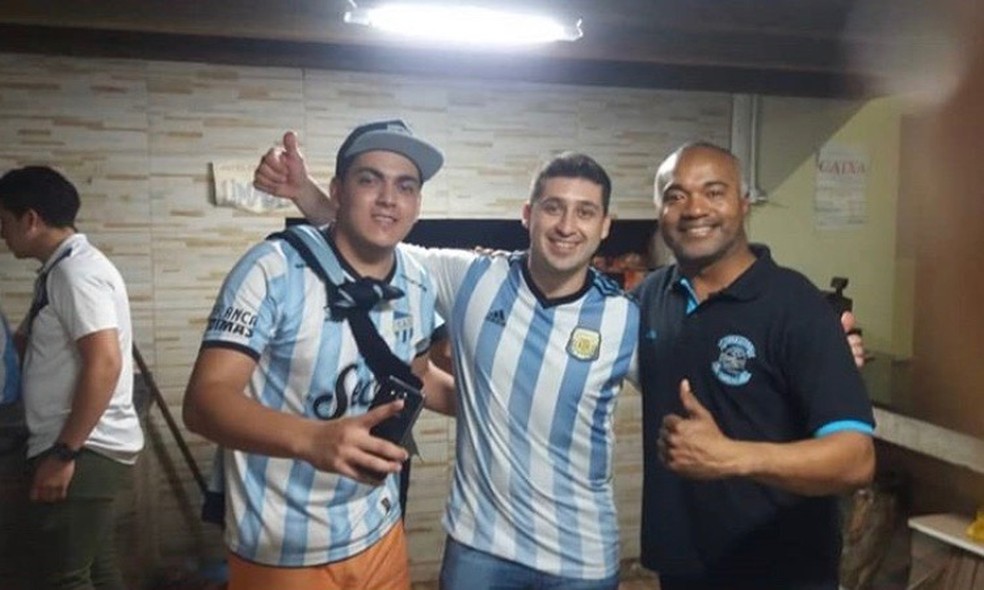 Brasileiros e argentinos deixam rivalidade para dentro do campo — Foto: Reprodução / Instagram