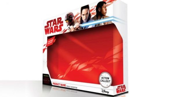 A embalagem de brinquedo de 'Star Wars: Episódio VIII' (Foto: Reprodução)