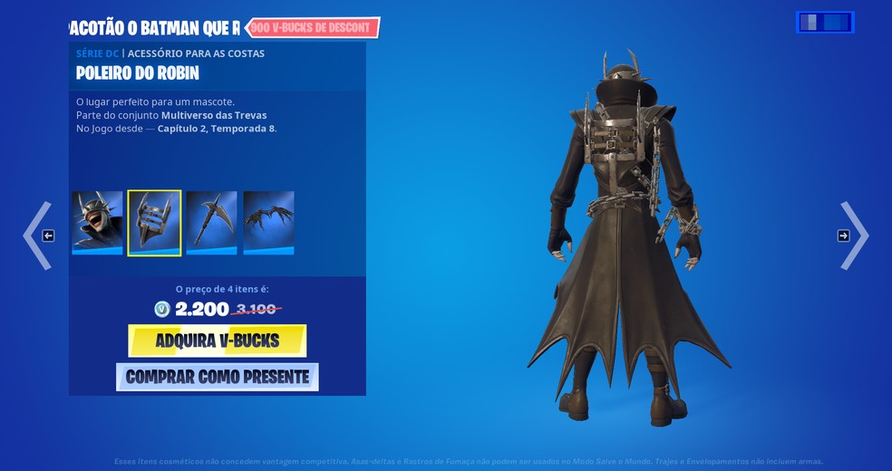 Fortnite Batman Que Ri Chega A Loja Do Game Confira Itens Fortnite Ge