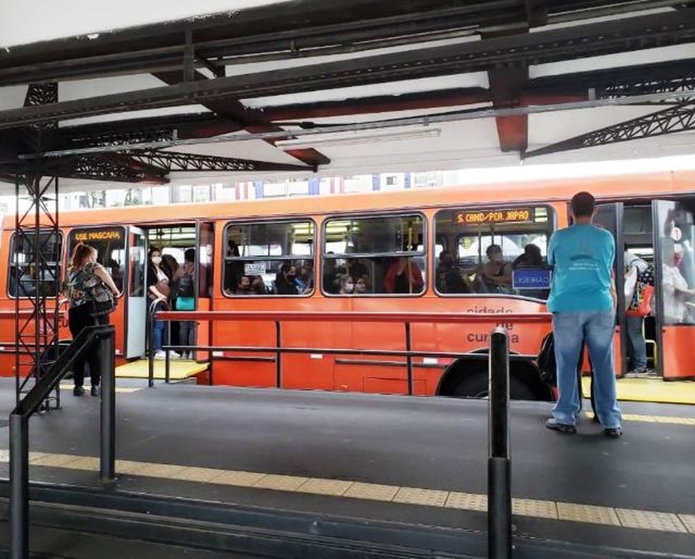 Transporte público de Curitiba — Foto: Divulgação/TCE-PR